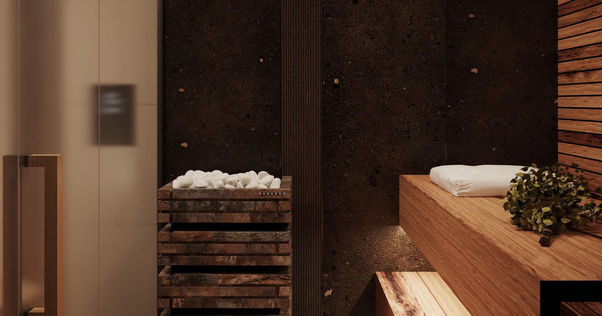 Электрическая печь для бани и сауны Sangens W12B Электрическая печь для бани и сауны Sangens W12B